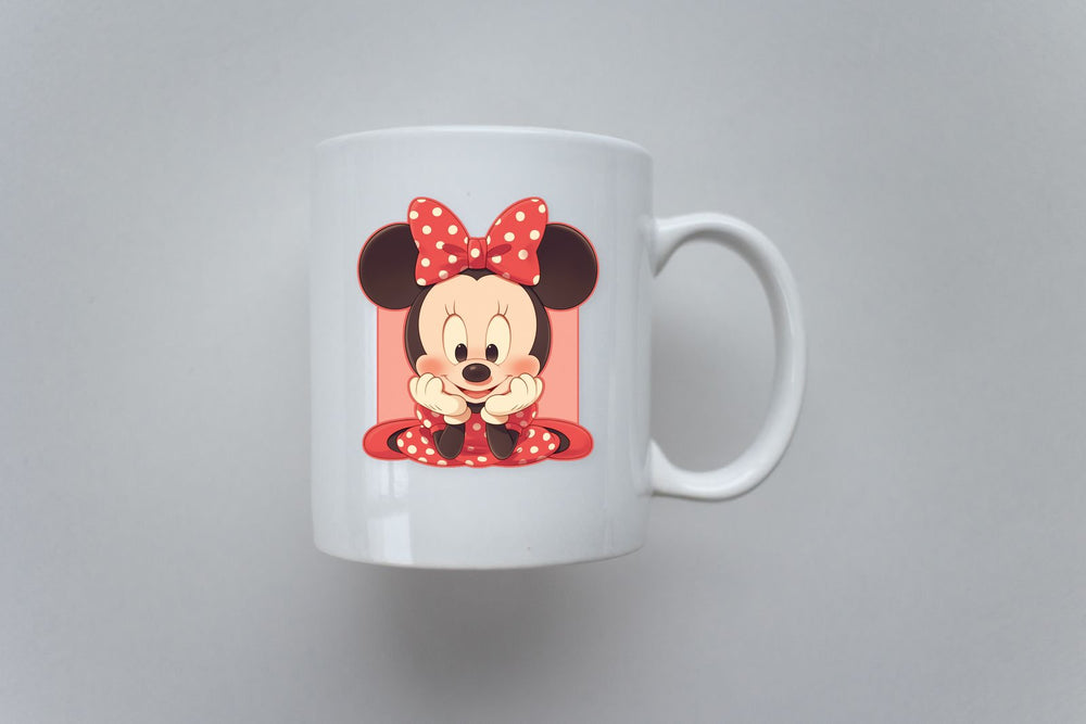Minnie Mouse Shy with Bow Sticker