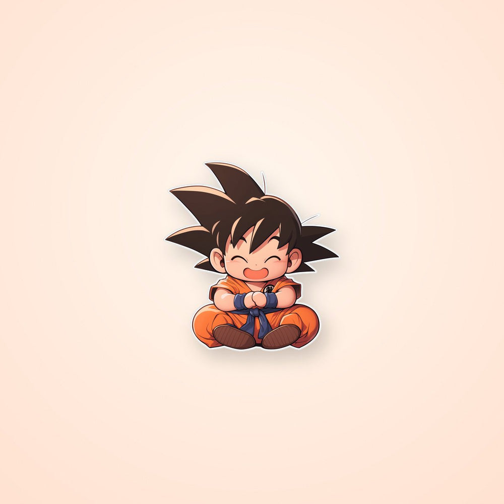 Chibi Goku Smile Sticker