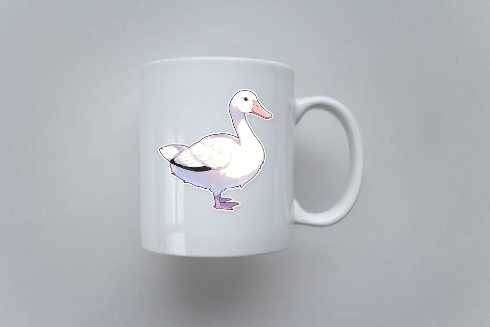 Aesthetic Snow Goose Sticker