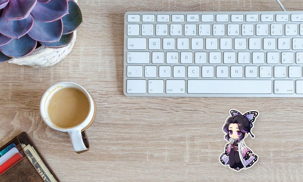 Kimetsu No Yaiba Cute Chibi Kochou Shinobu Sticker