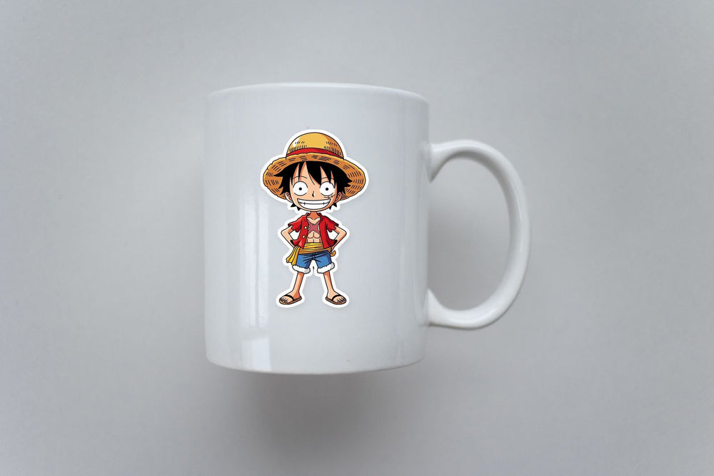 Monkey D Luffy One Piece Chibi Sticker