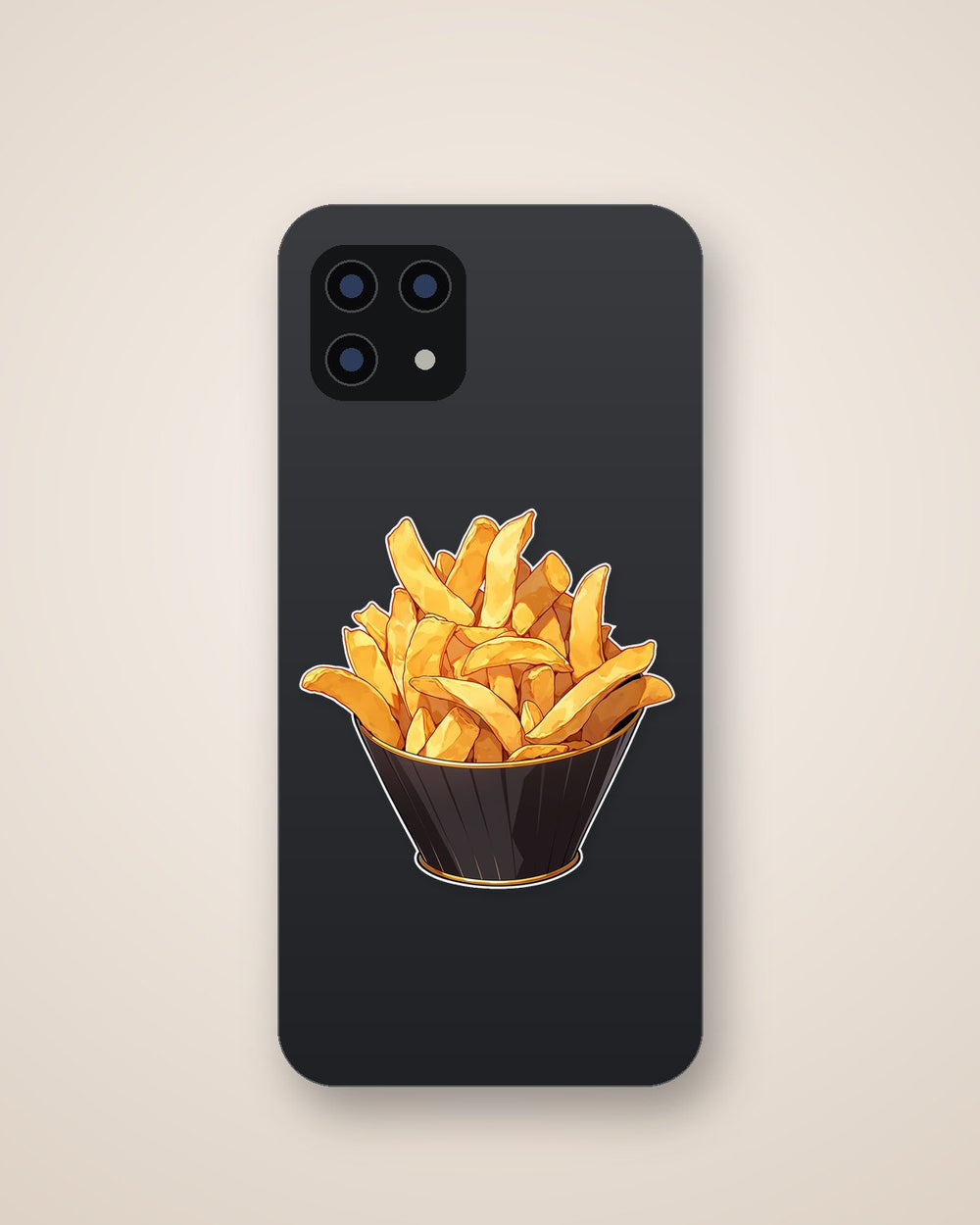 Plate of French Fries Sticker
