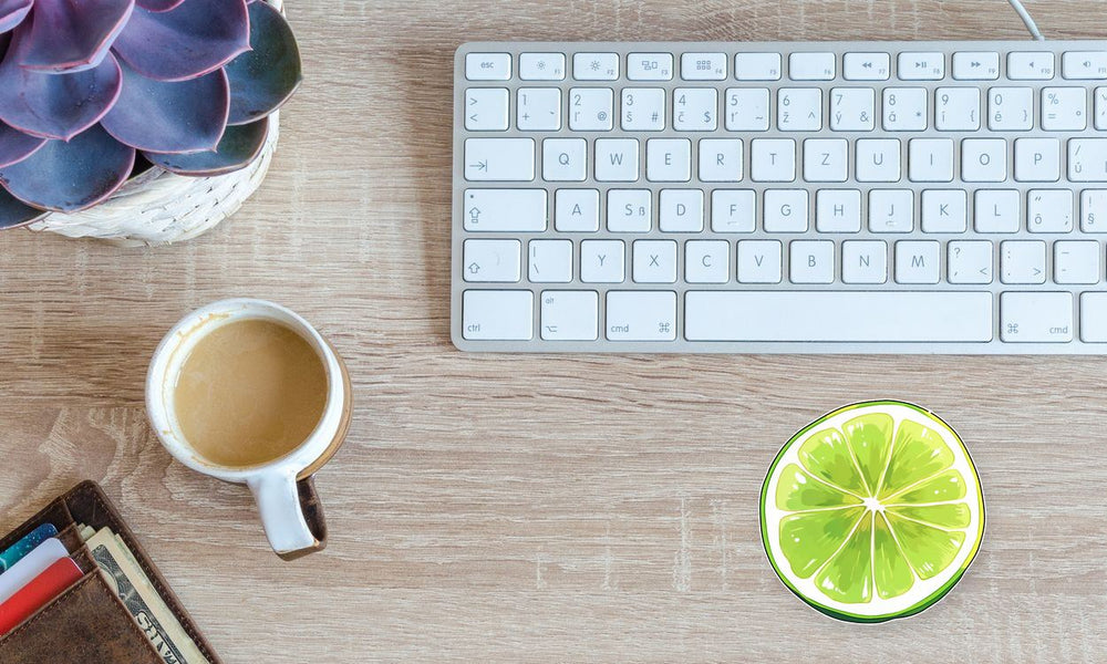 Lime Slice Sticker