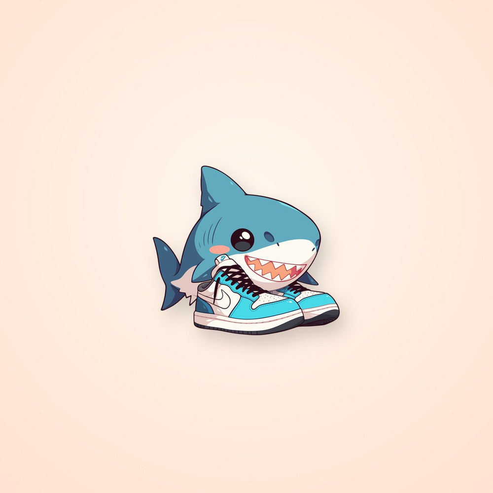 Cute Tralalero Tralala Brainrot Meme Sticker