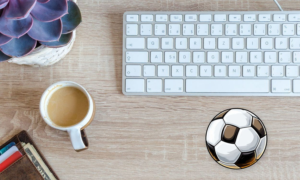 Cartoon Soccer Ball Sticker