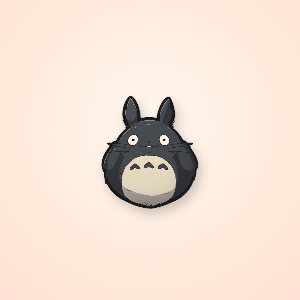 Totoro Black Stroke Sticker