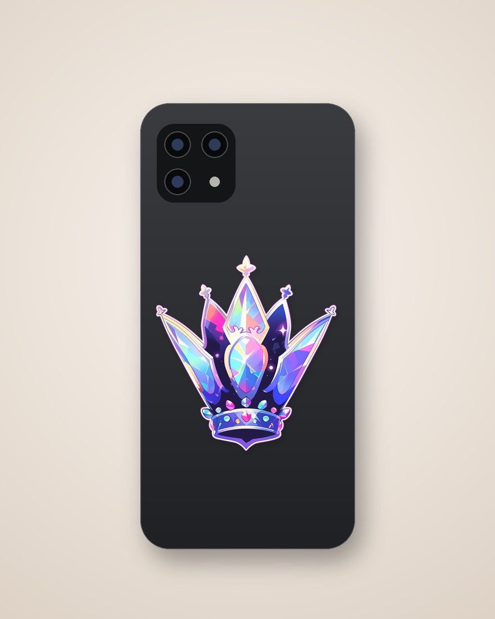 Awesome Crystal Crown Sticker