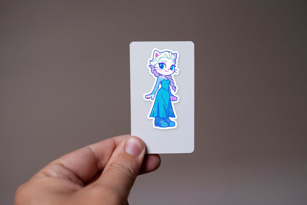 Hello Kitty Elsa Crossover Sticker