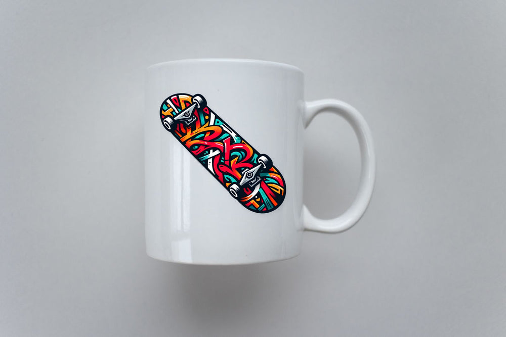 Graffiti Skateboard Colorful Sticker