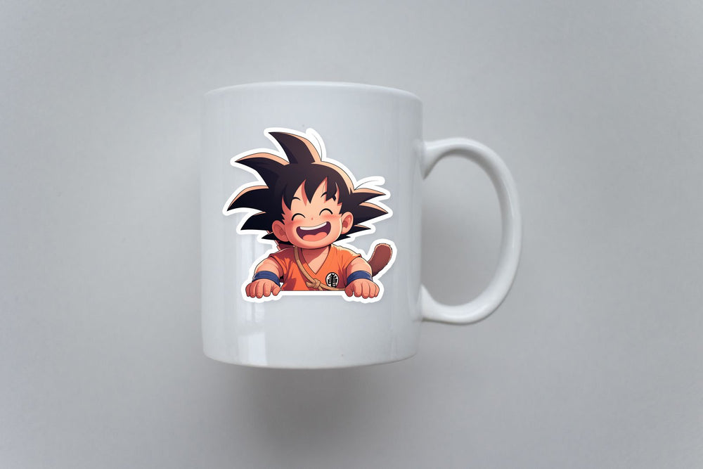 Happy Kid Goku Dragon Ball Sticker
