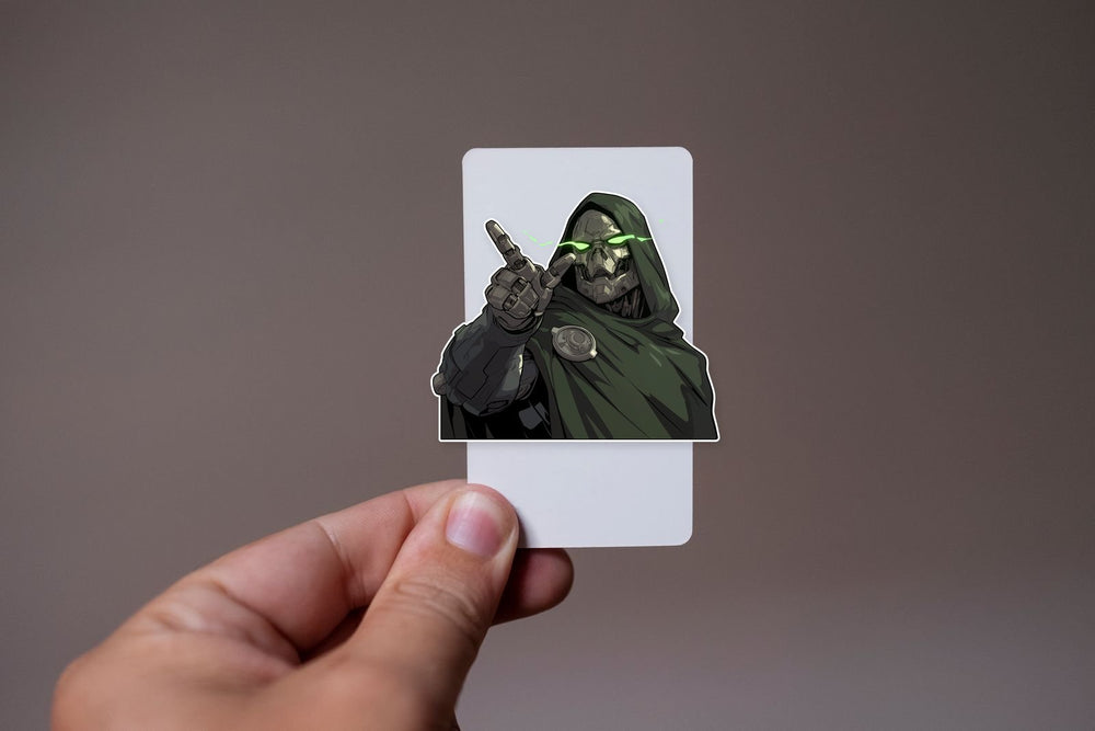 Doctor Doom Villain Sticker
