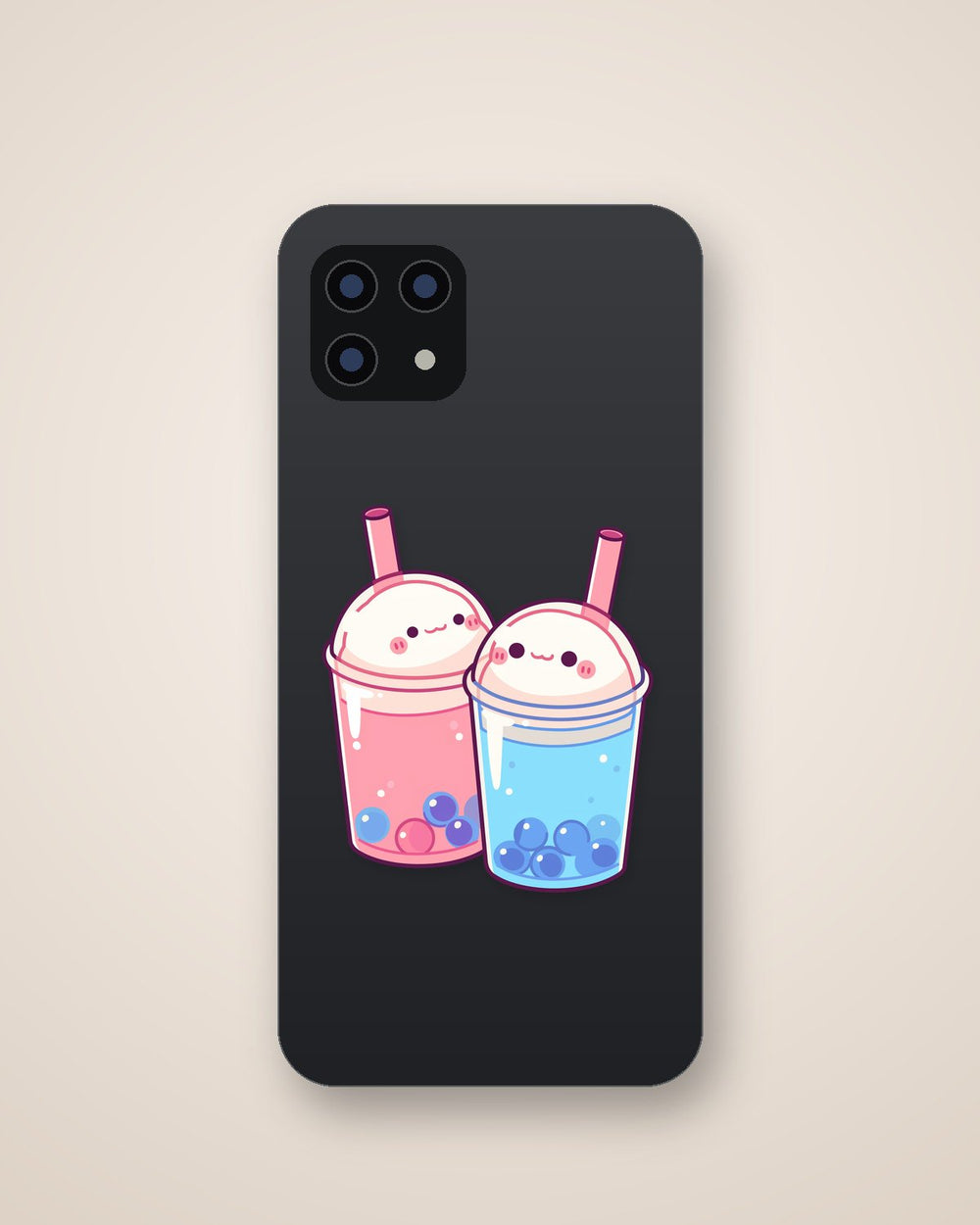 Cute Boba Tea Duo Sticker