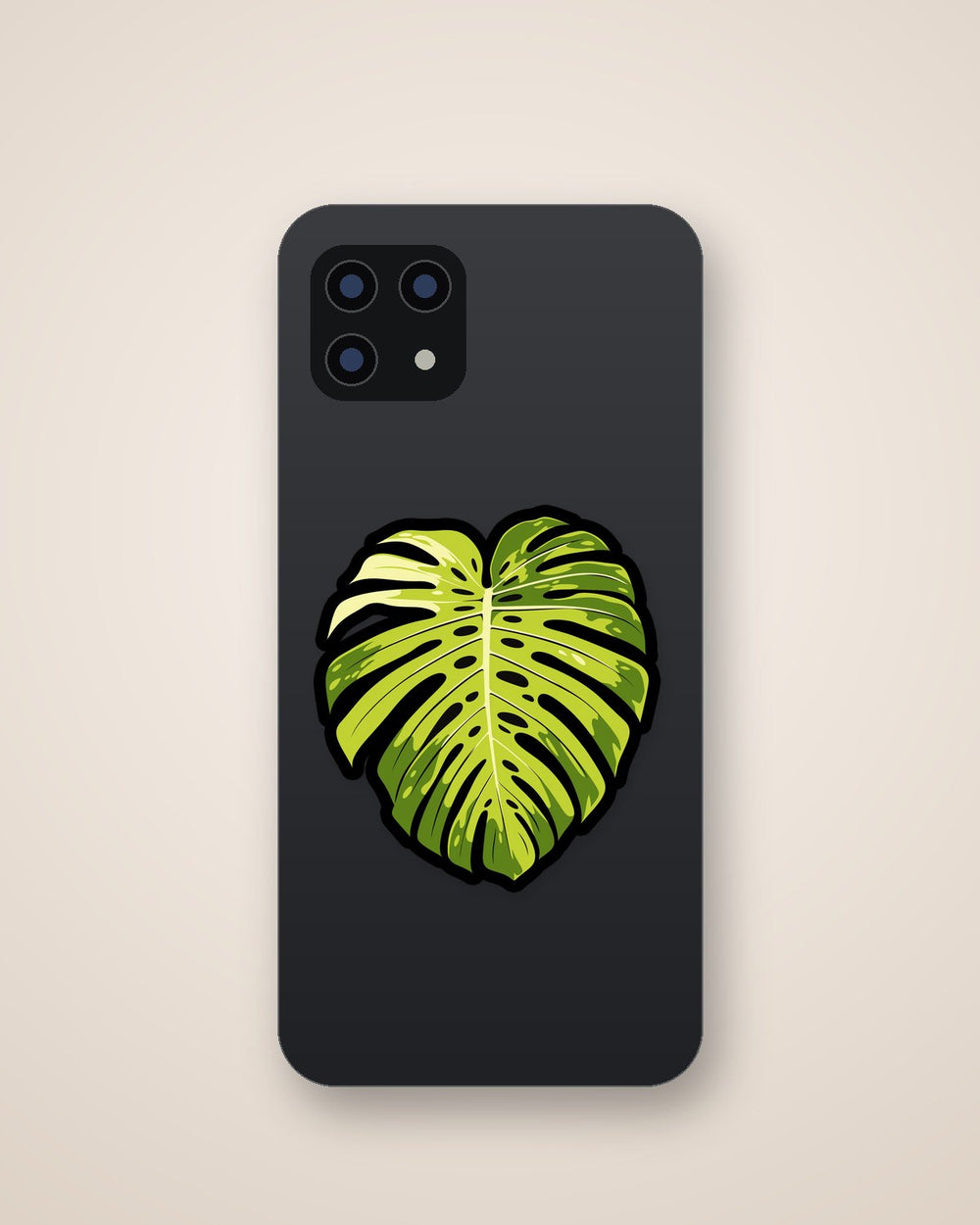 Monstera Leaf Aesthetic Sticker