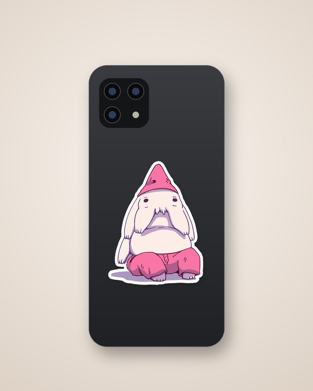 Weird Cartoon Gnome Creature Sticker