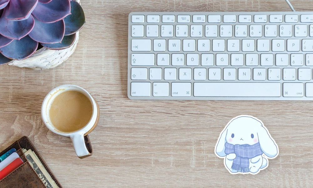 Minimal Cute Cinnamoroll Christmas Sticker