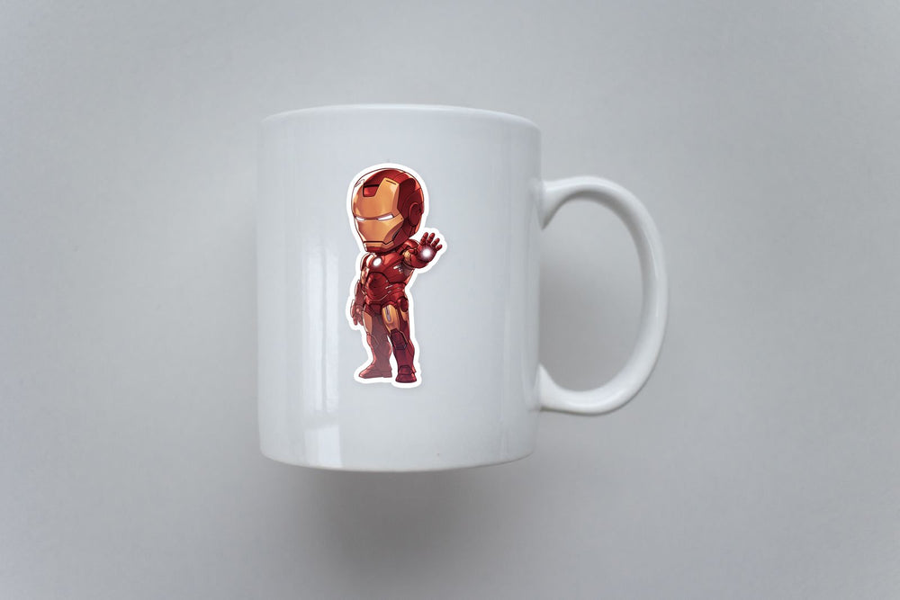 Chibi Iron Man Superhero Marvel Sticker