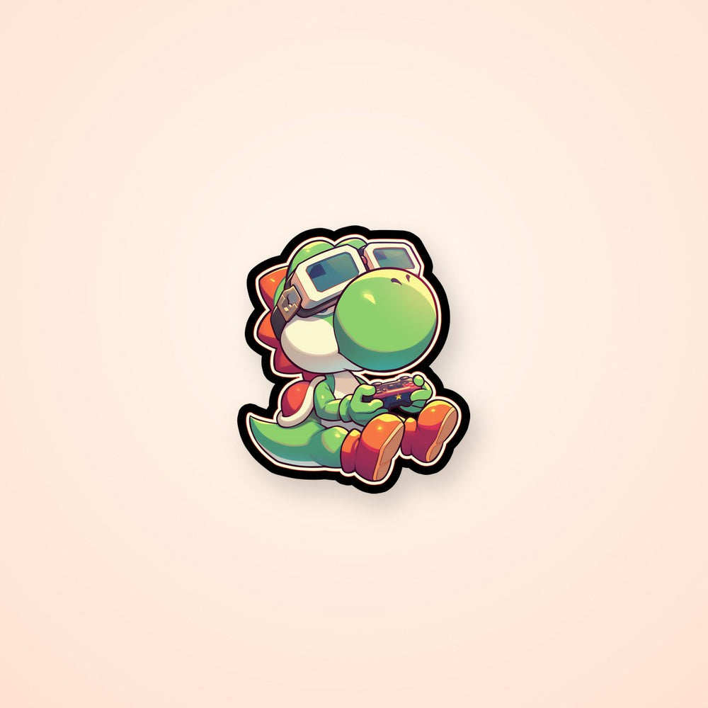 Yoshi Vr Gamer Sticker