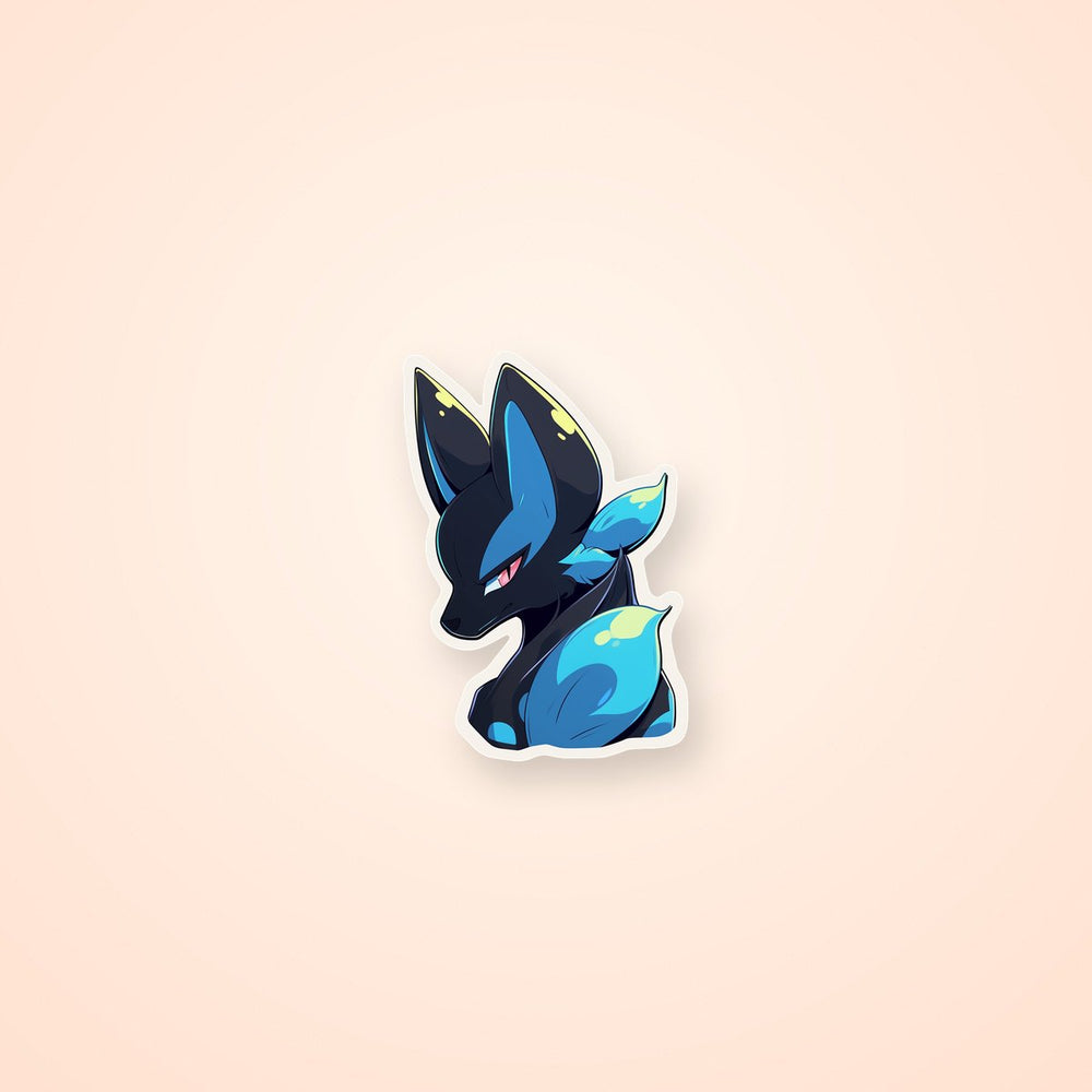Sad PokéMon Lucario Sticker