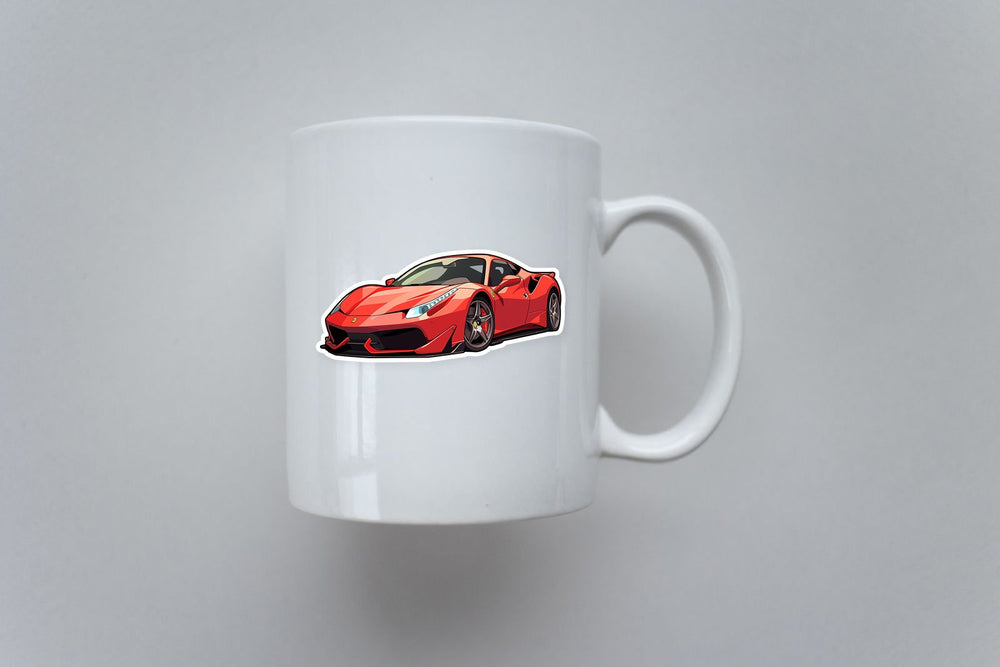 Ferrari 488 Sticker