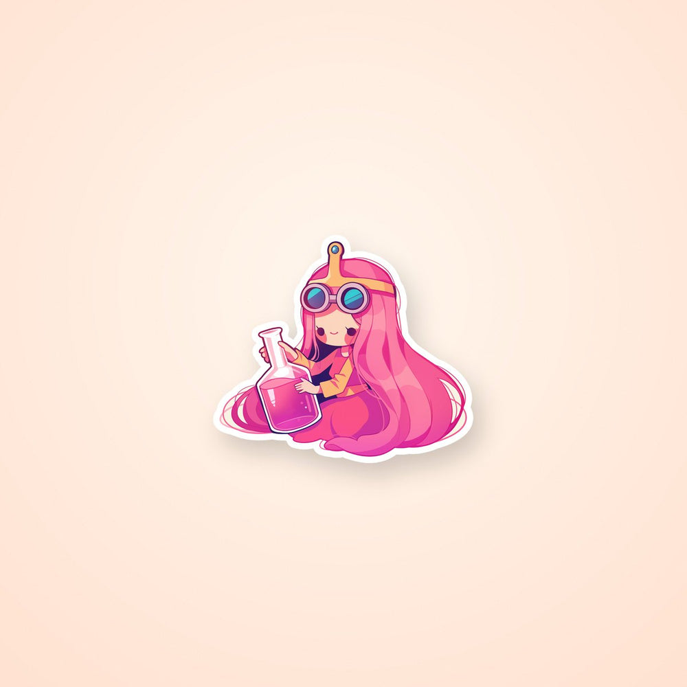 Princess Bubblegum Lab Cute Adventure Time Sticker