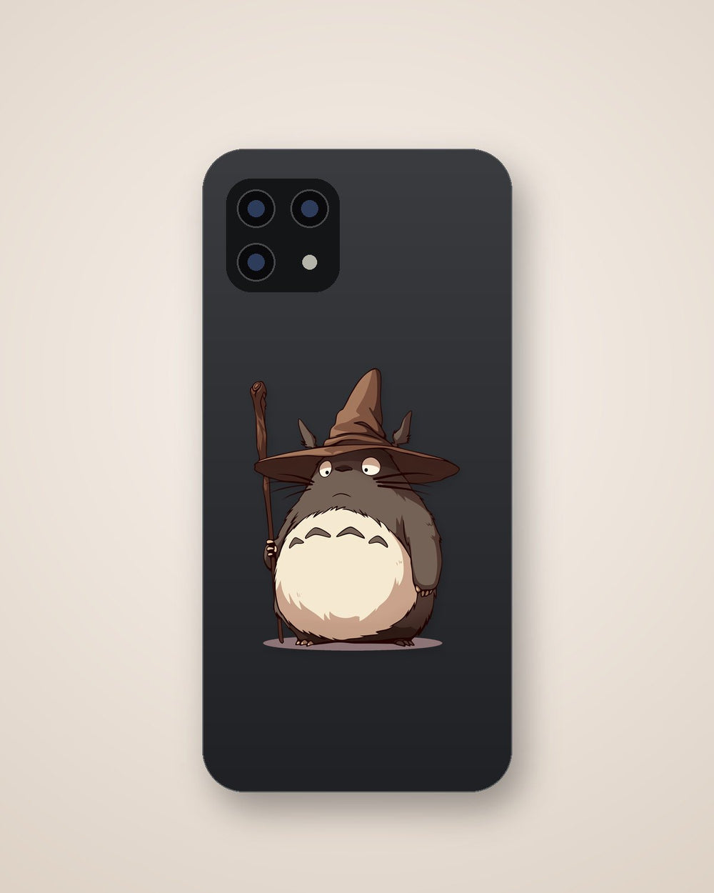 Funny Totoro Gandalf Hat Sticker