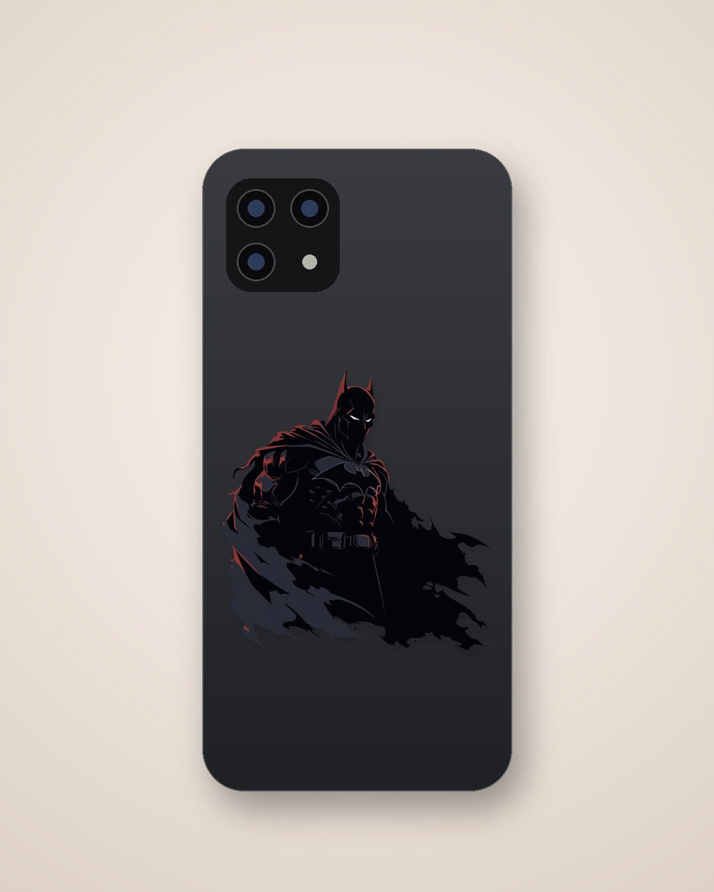 DC Batman Black Minimalist Sticker