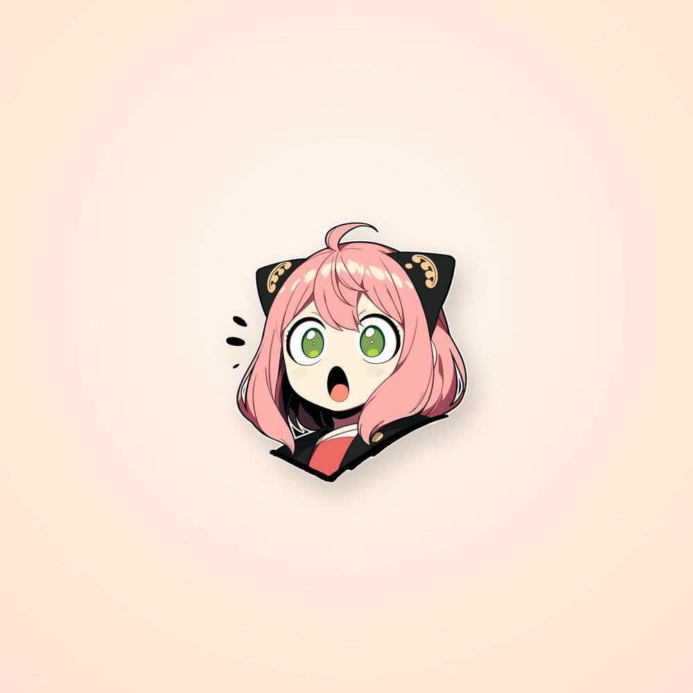 Spy X Family Surprised Anya Forger Sticker
