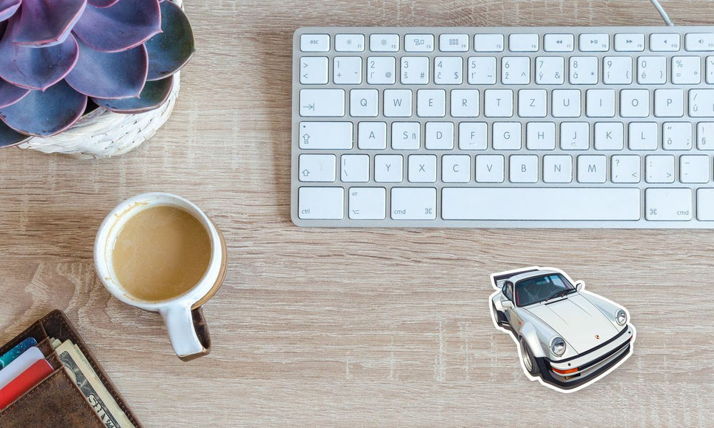 Porsche 911 Turbo Classic Car Sticker