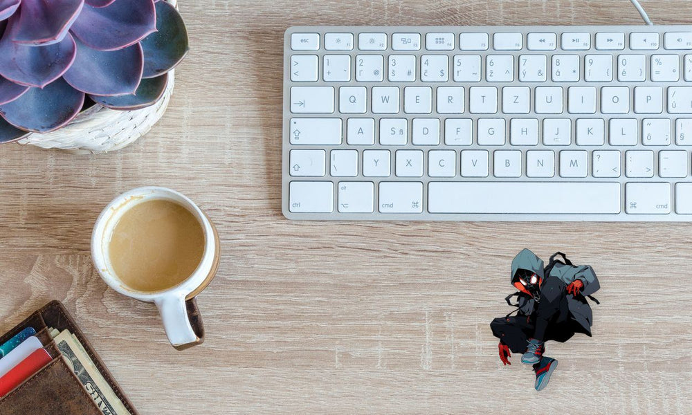 Miles Morales Jumping Aesthetic Sticker