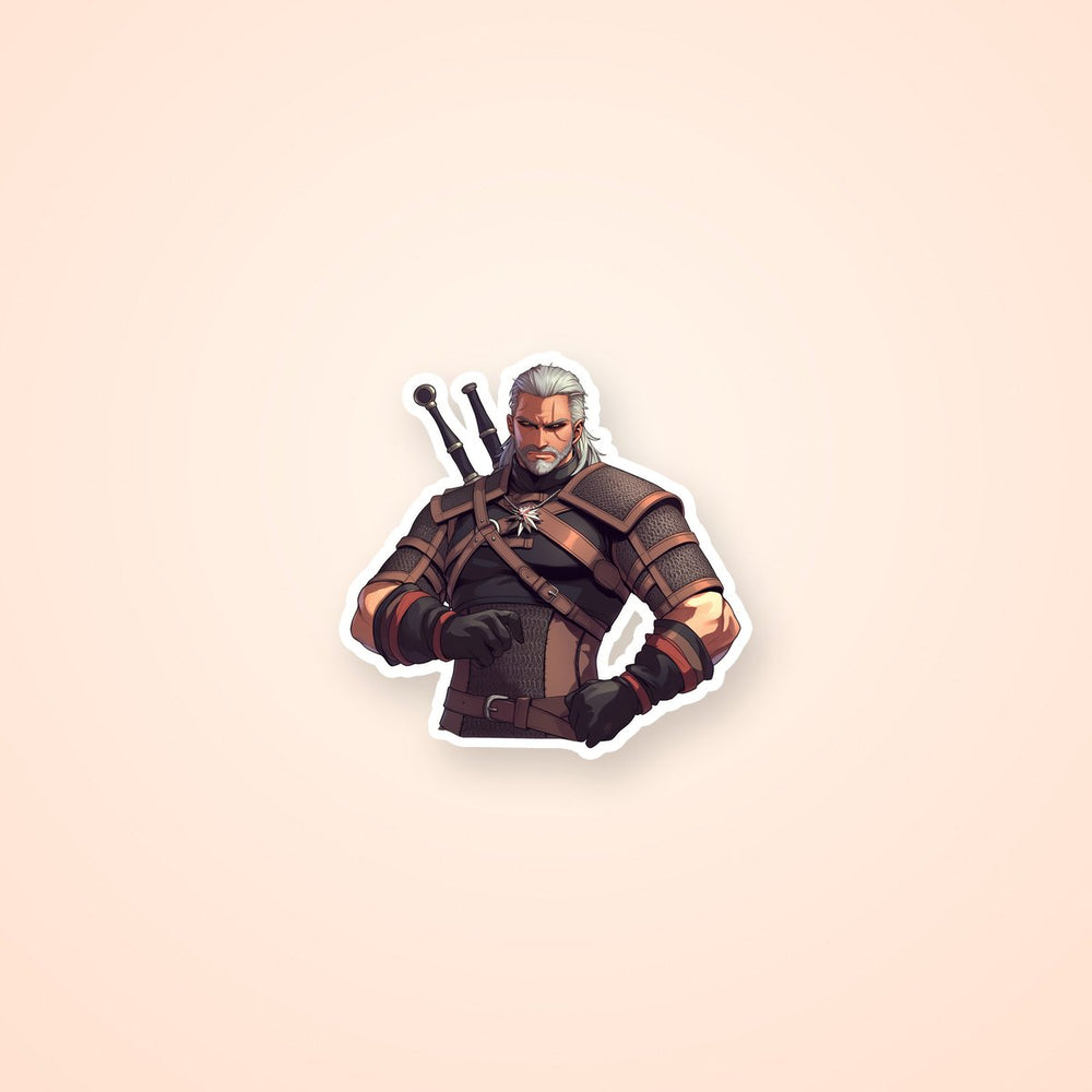 Geralt Witcher Armor Warrior Sticker