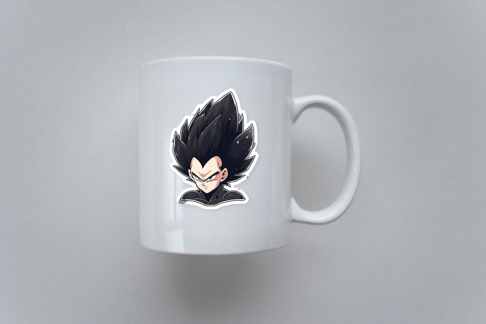 Dragon Ball Angry Vegeta Anime Sticker
