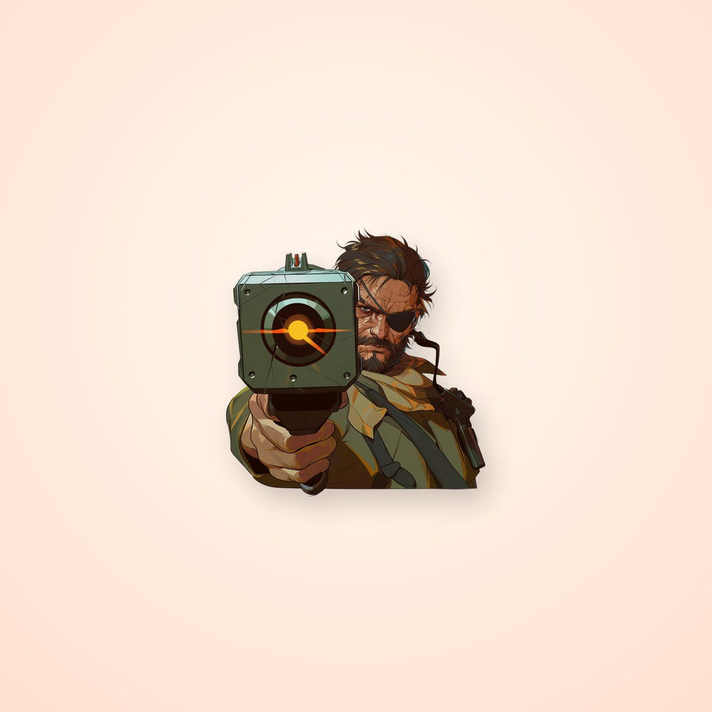 Cool Metal Gear Solid Snake Sticker