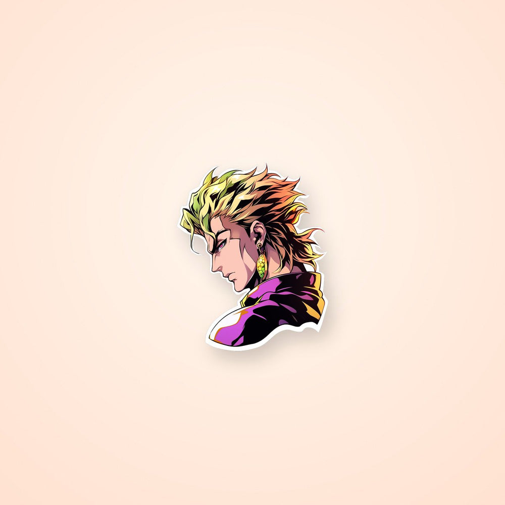 Jojo’S Bizarre Dio Brando Anime Sticker