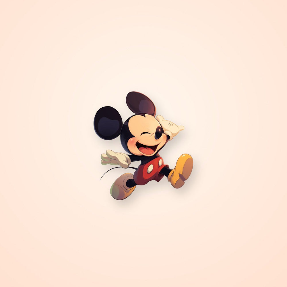 Mickey Mouse Happy Classic Sticker