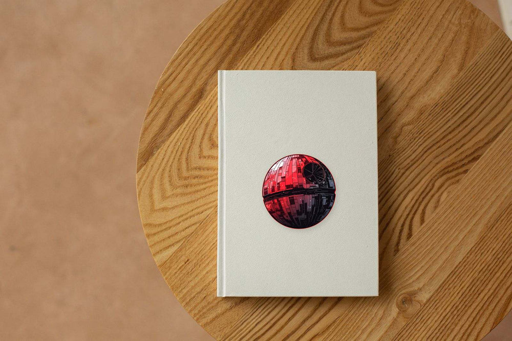 Star Wars Red Death Star Sticker