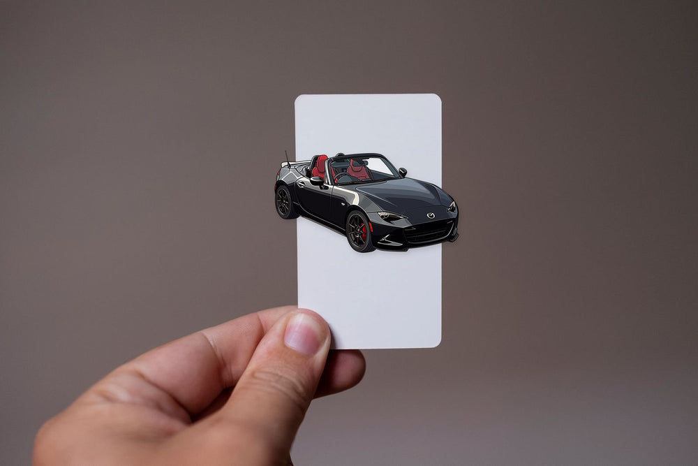 Black Mazda Mx-5 Car Sticker