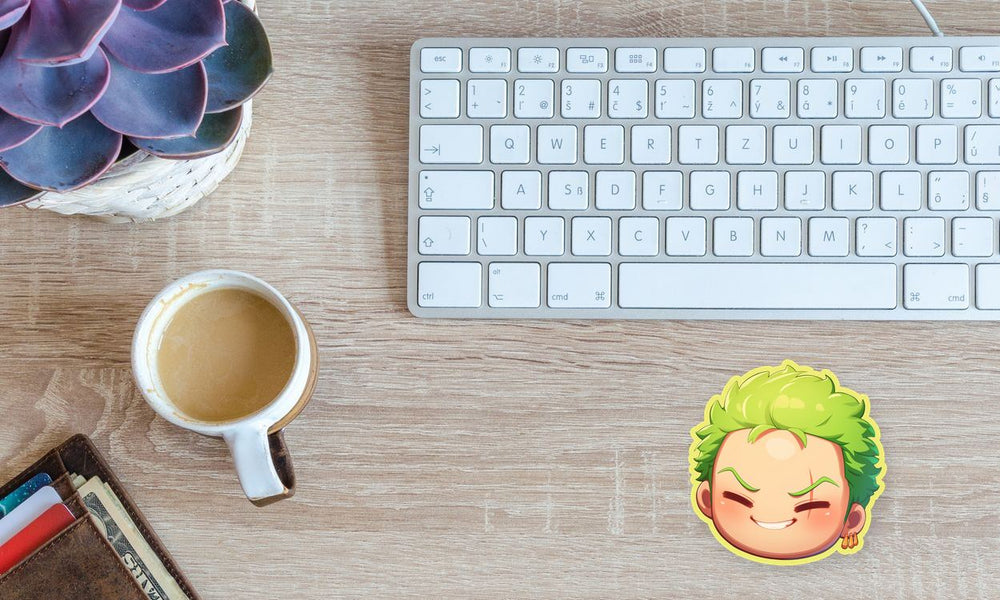 One Piece Cutest Zoro Head Sticker