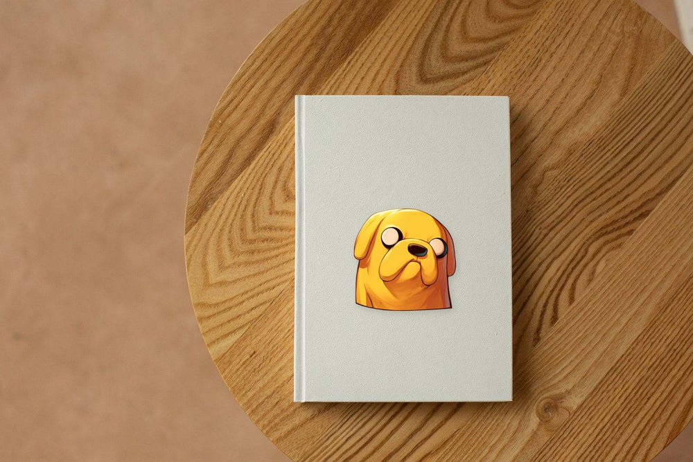 Surprised Jake the Dog Adventure Time Sticker