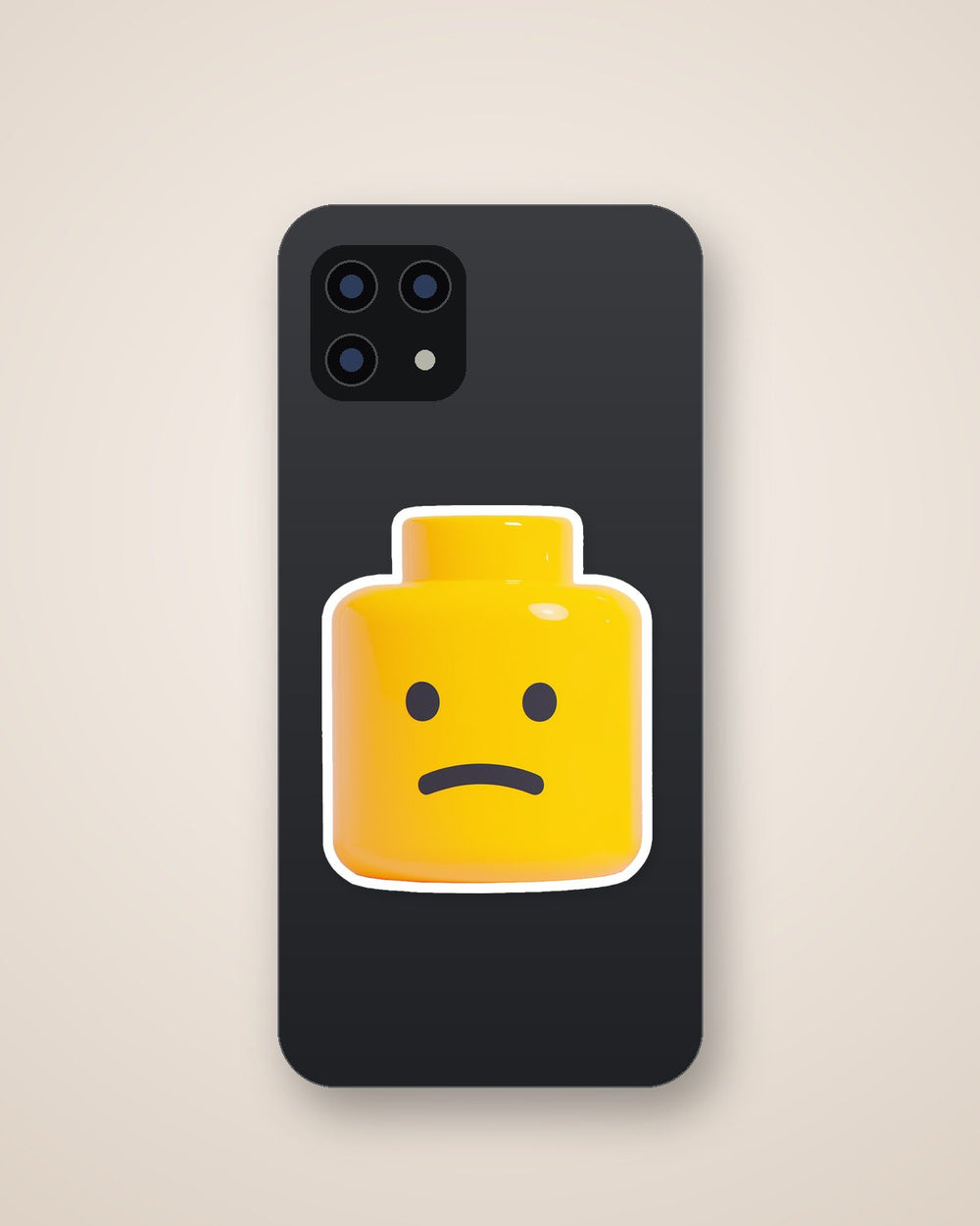 Lego Head Classic Character Sticker