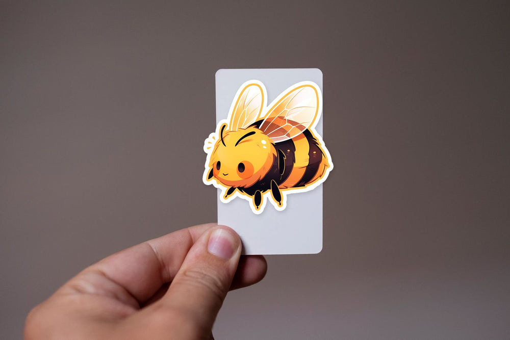Cute Fat Bee Sticker
