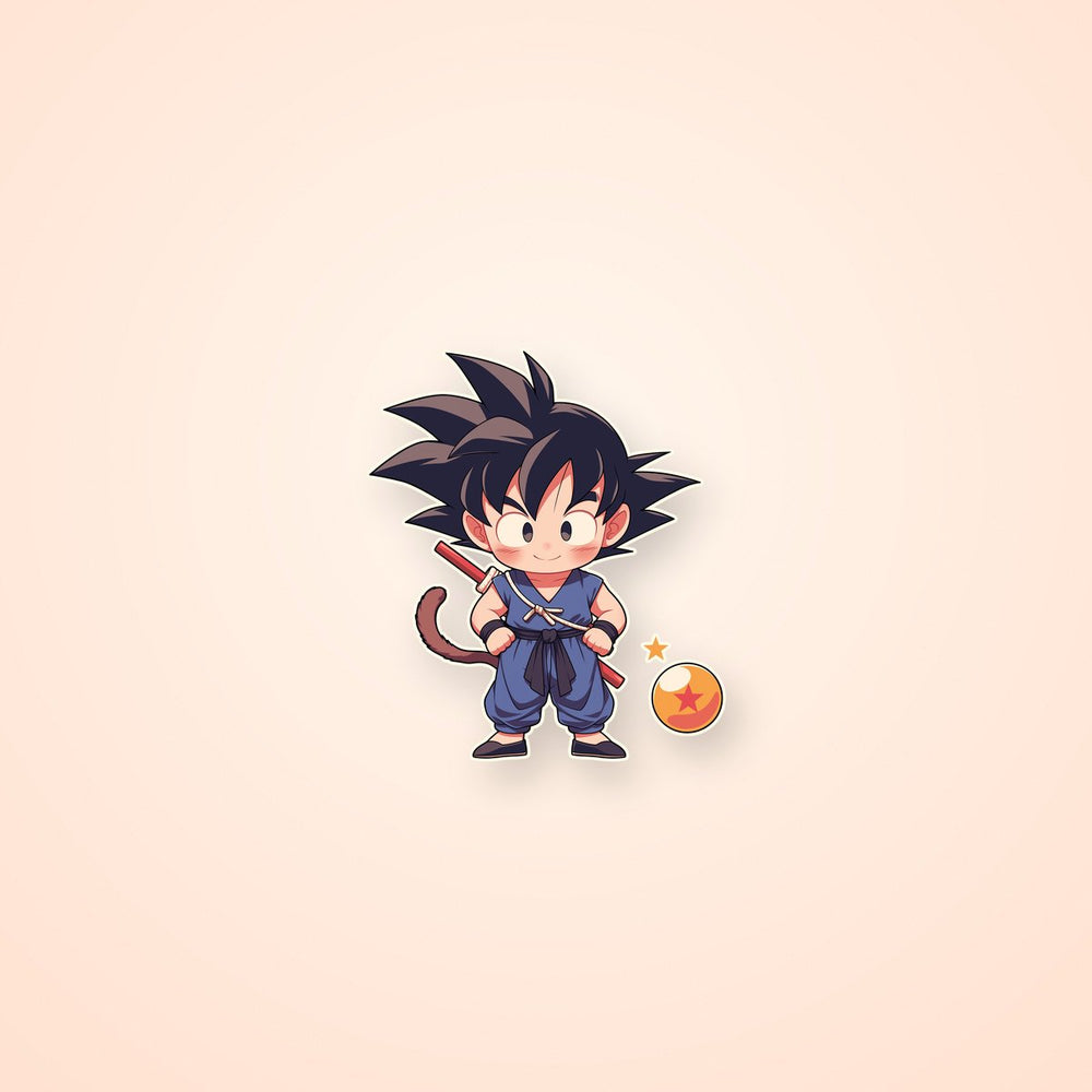 Dragon Ball Goku Kid Chibi Sticker