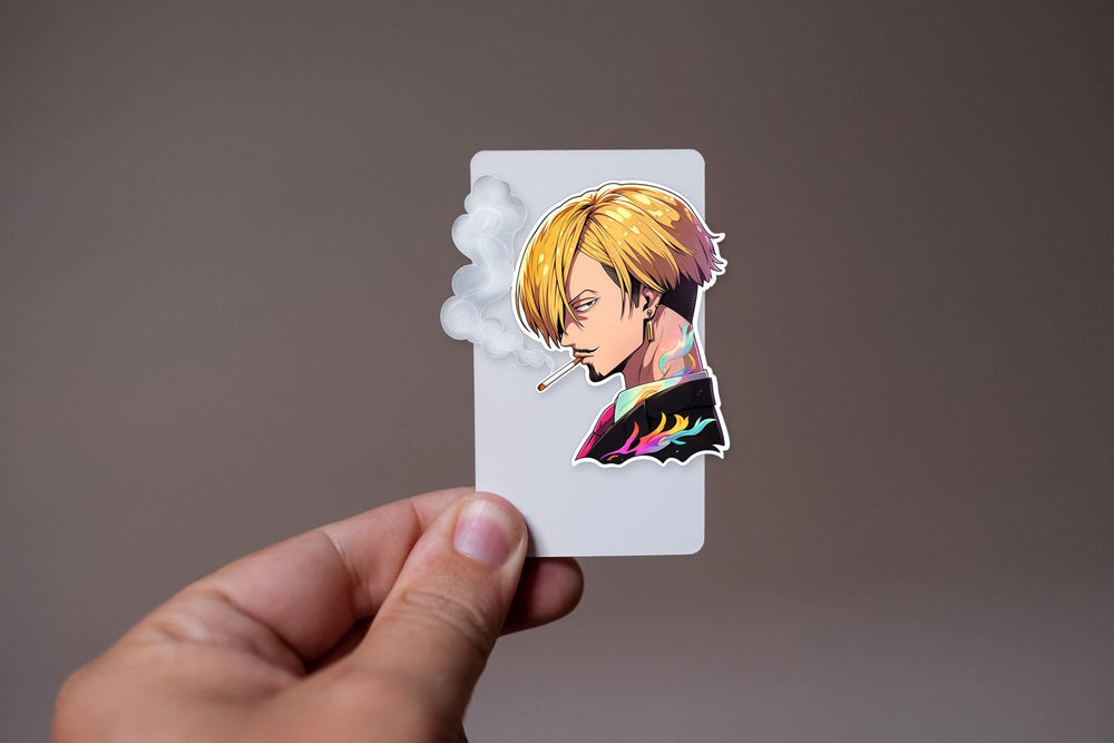 Sanji Smoking One Piece Sticker
