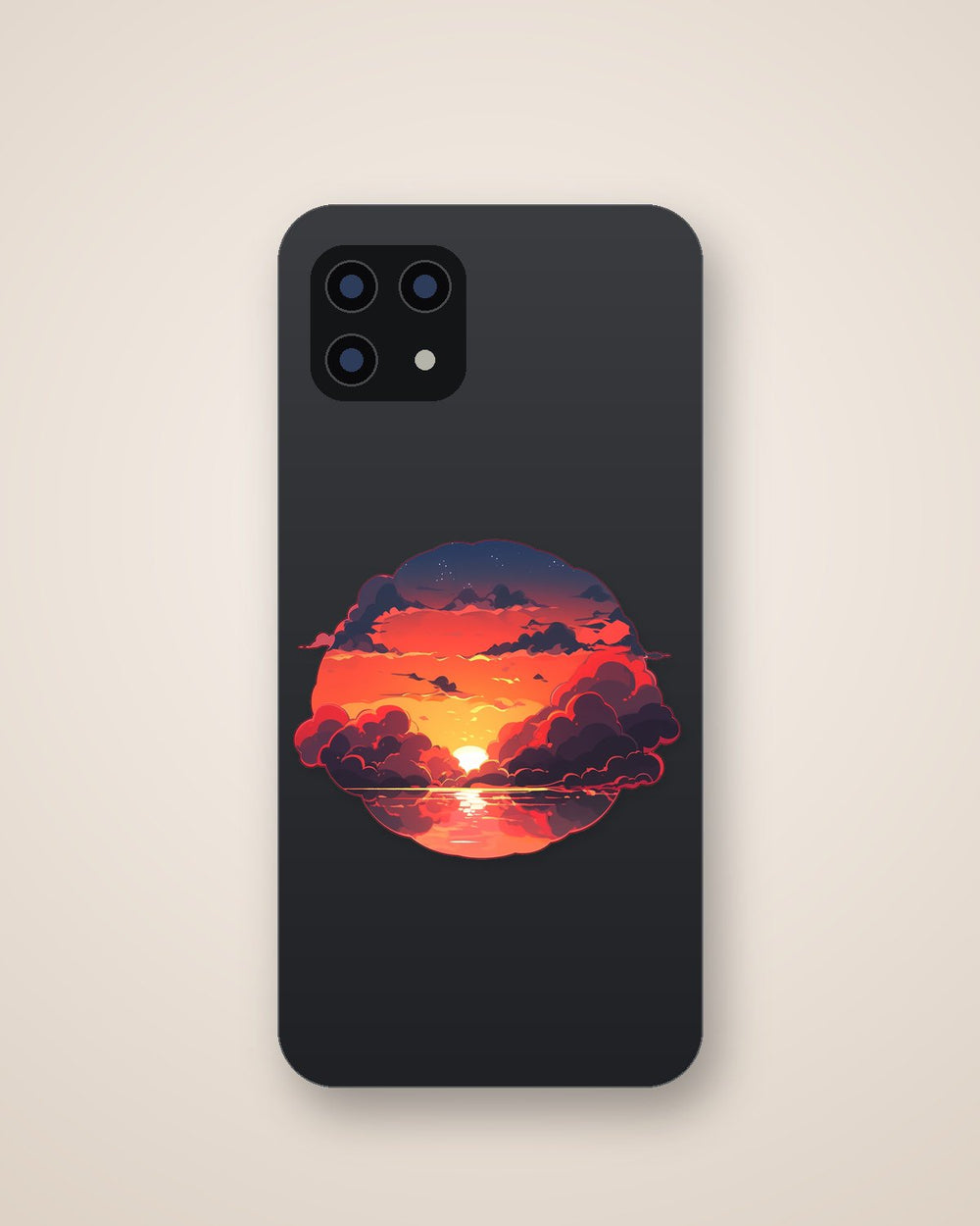 Red Sea Sunset Aesthetic Sticker