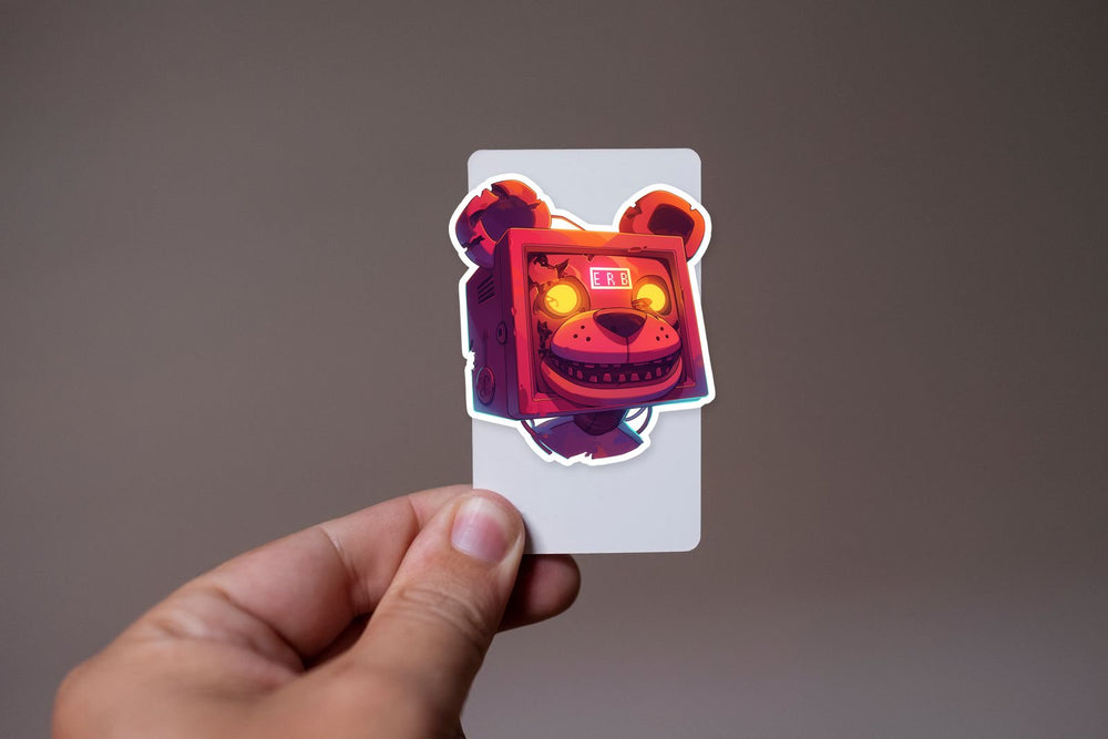 Broken Robotic Bear Fnaf Sticker