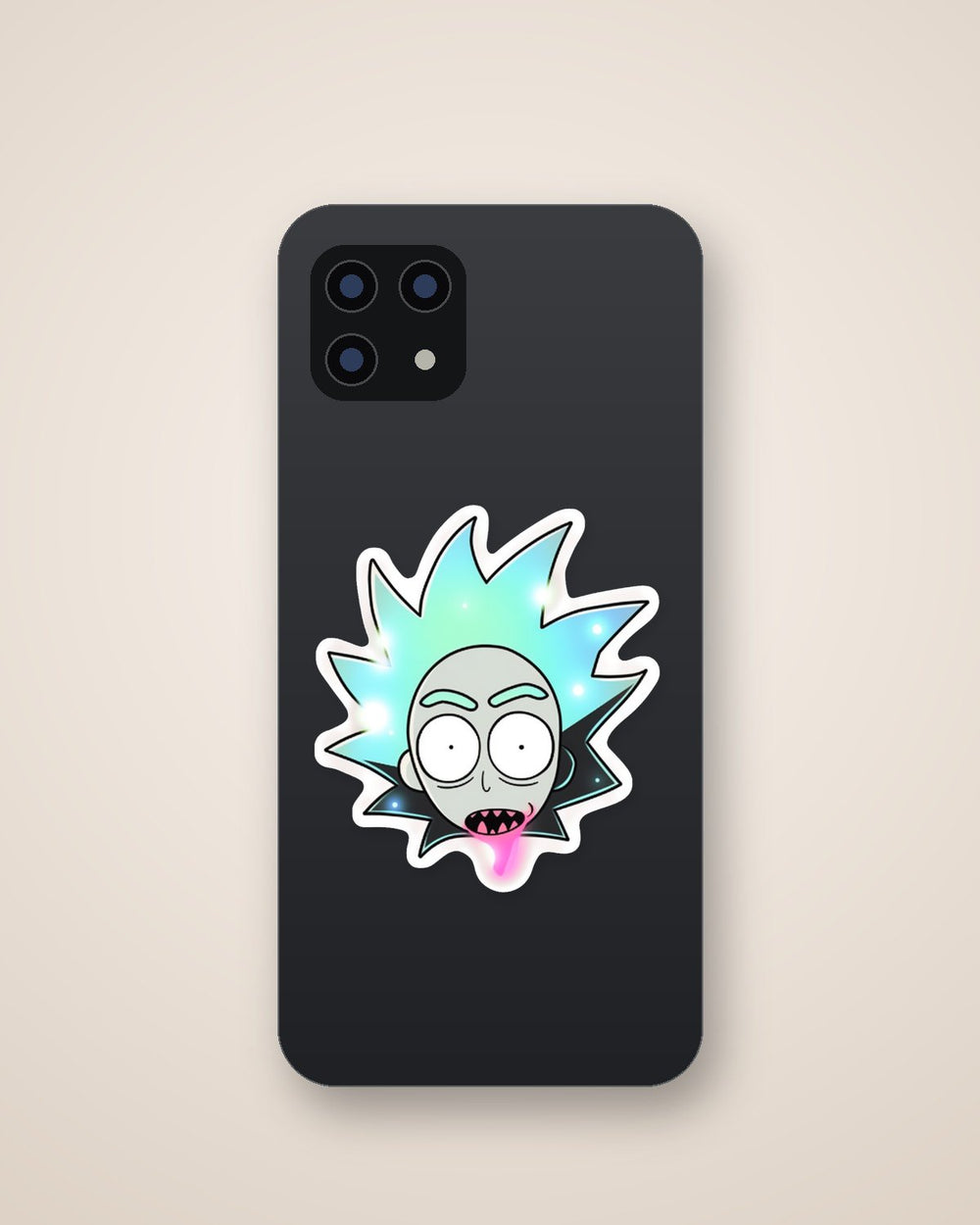 Rick Sanchez Pink Goo Mouth Sticker