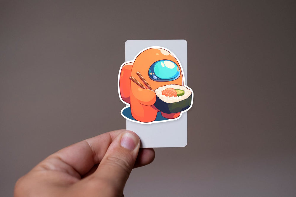 Among Us Sushi Roll Sticker