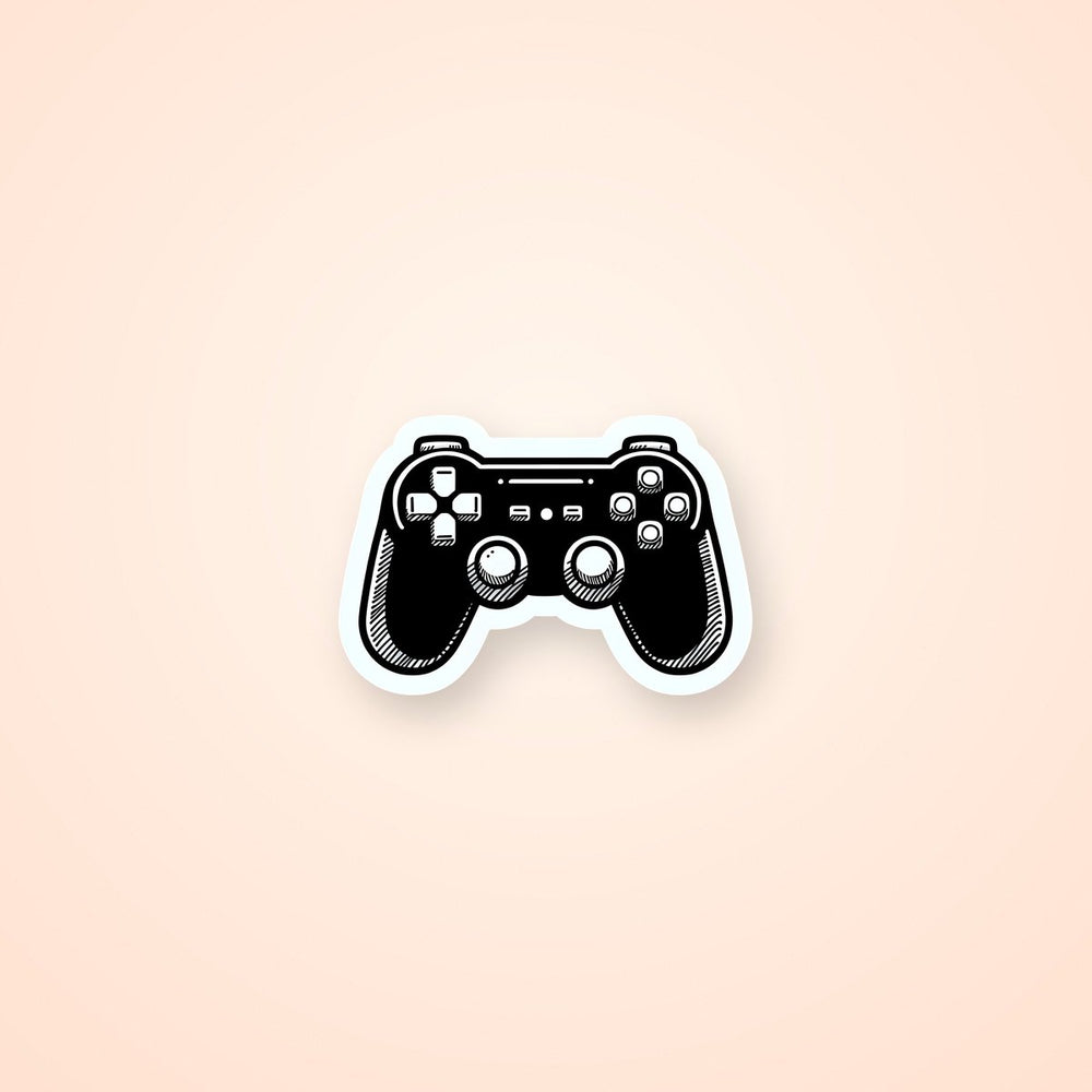 Gaming Controller Hand Drawn Sticker