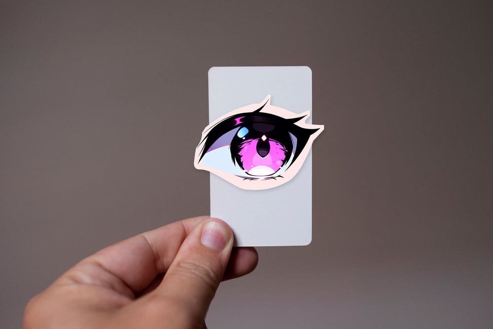 Pink Eye Anime Sticker