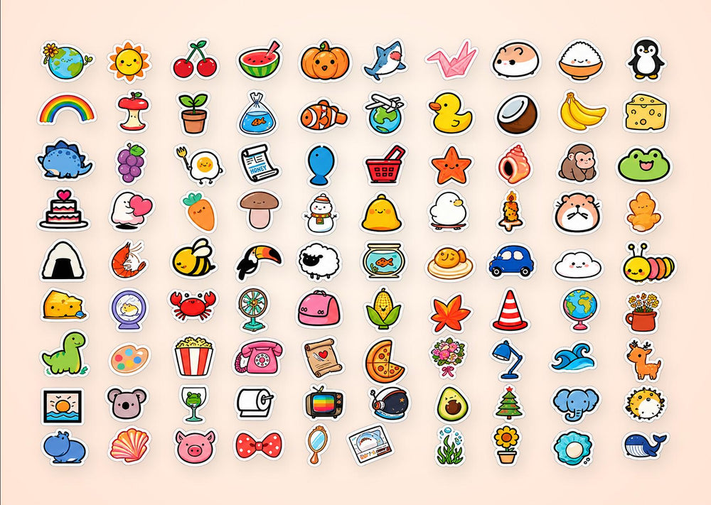 Kawaii Sticker Sheet Collection