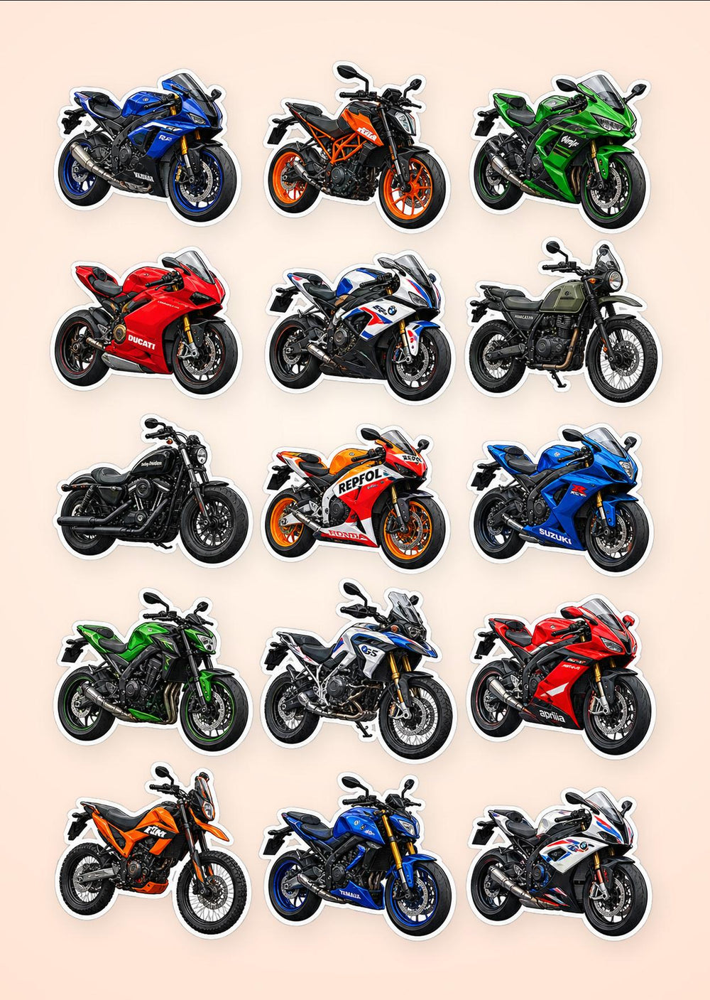 Travel & Adventure Sticker Pack 6